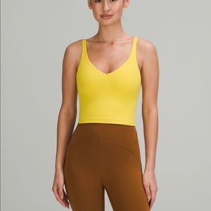 Lululemon Align Cropped Tank Top - color soleil
